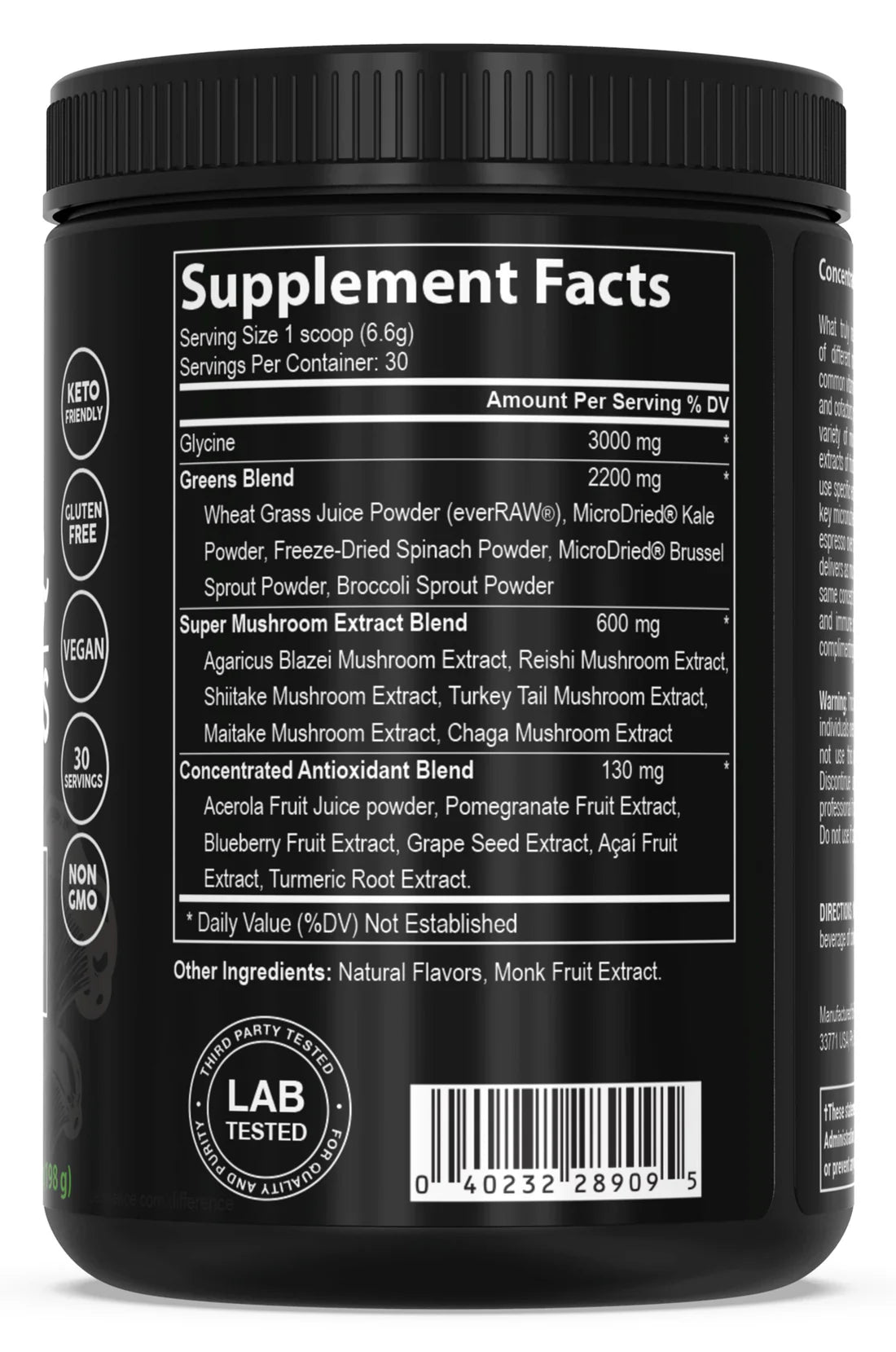PE Science Greens & Superfoods Premium Powder Original Flavor
