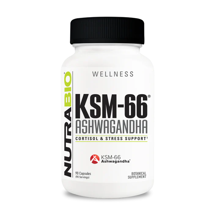 Nutrabio KSM-66 Ashwagandha 90 Capsules