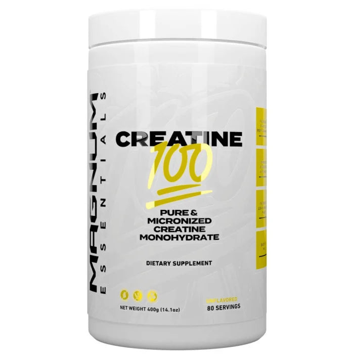 Magnum Essentials Micronized Creatine Monohydrate Powder Unflavored 80 servings