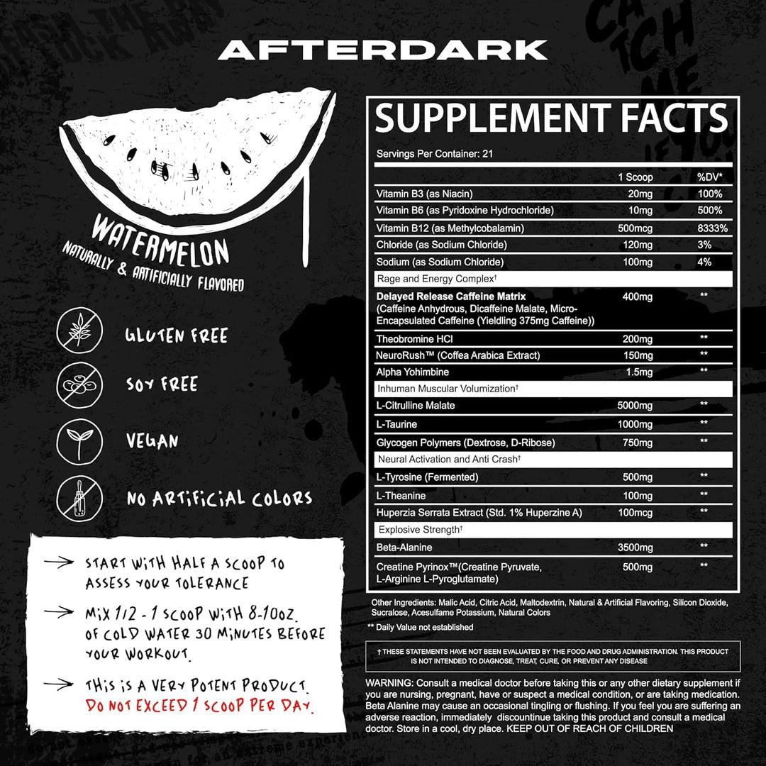 After Dark Inhuman Pre Workout
